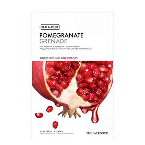 Real Nature Face Mask With Pomegranate Extract